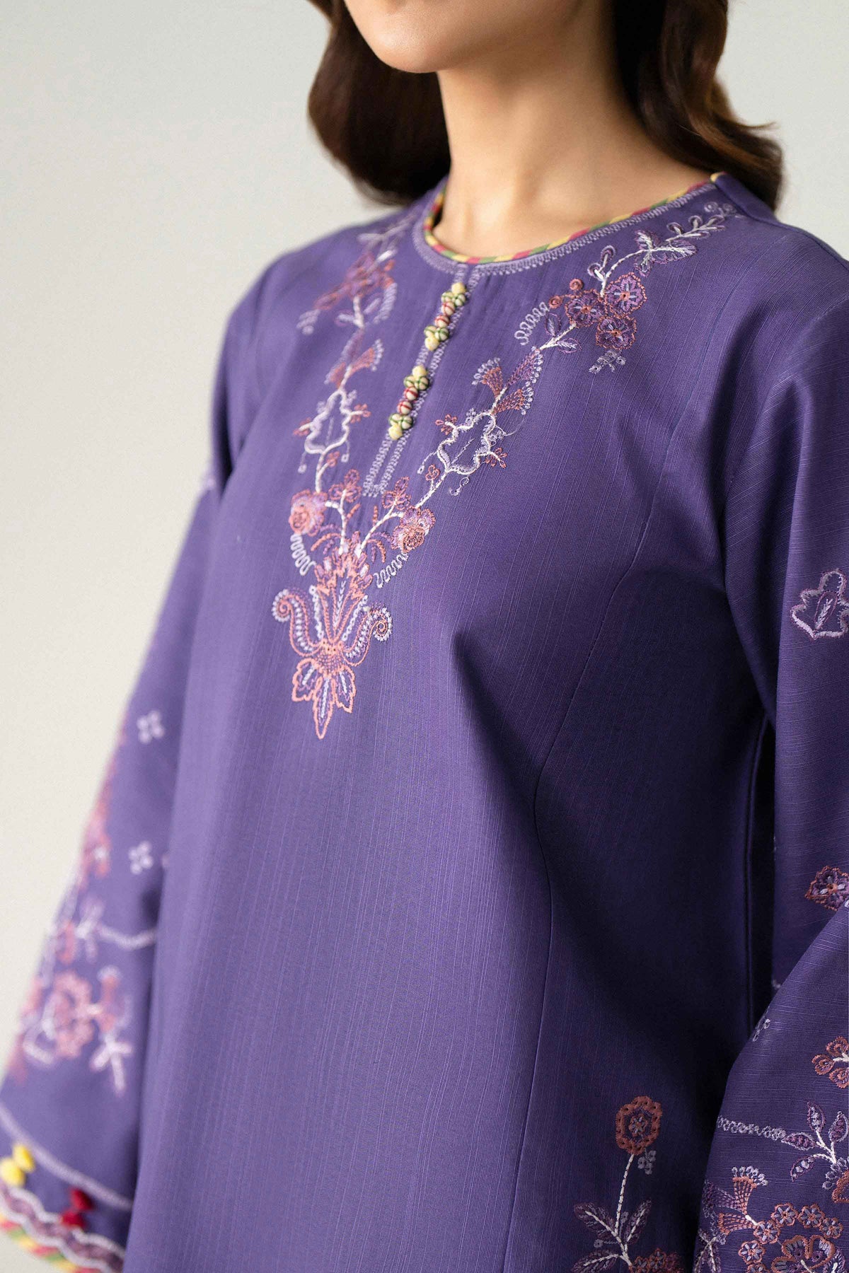 3 Piece - Printed Embroidered Suit - U3PE-NISHA26WV1-230