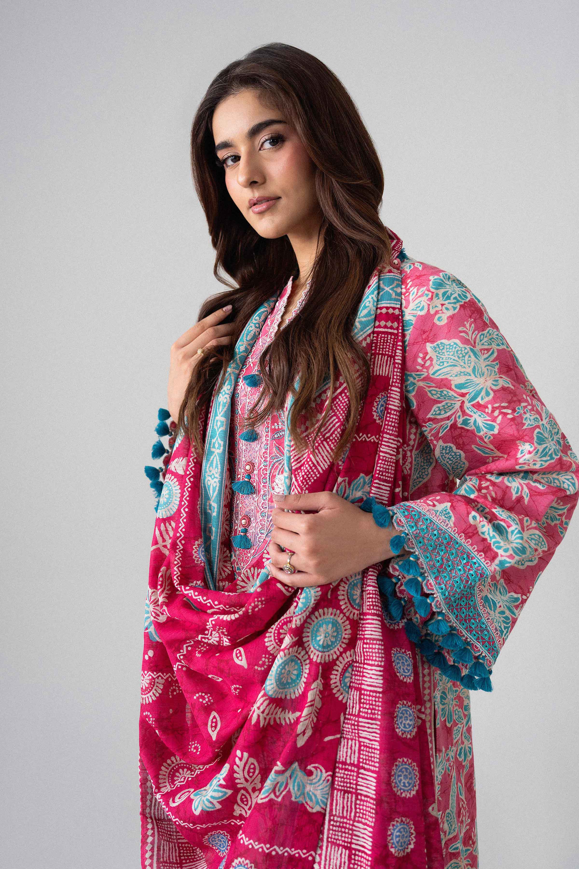 3 Piece - Printed Embroidered Suit - U3PE-NISHA26WV1-24 for Women - Unstitched Collection | Nishat | Shop Online
