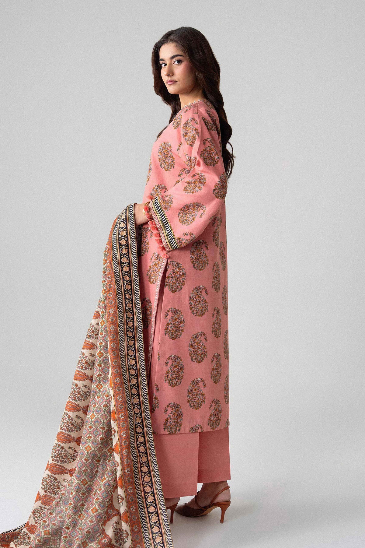 3 Piece - Printed Embroidered Suit - U3PE-NISHA26WV1-26 for Women - Unstitched Collection | Nishat | Shop Online