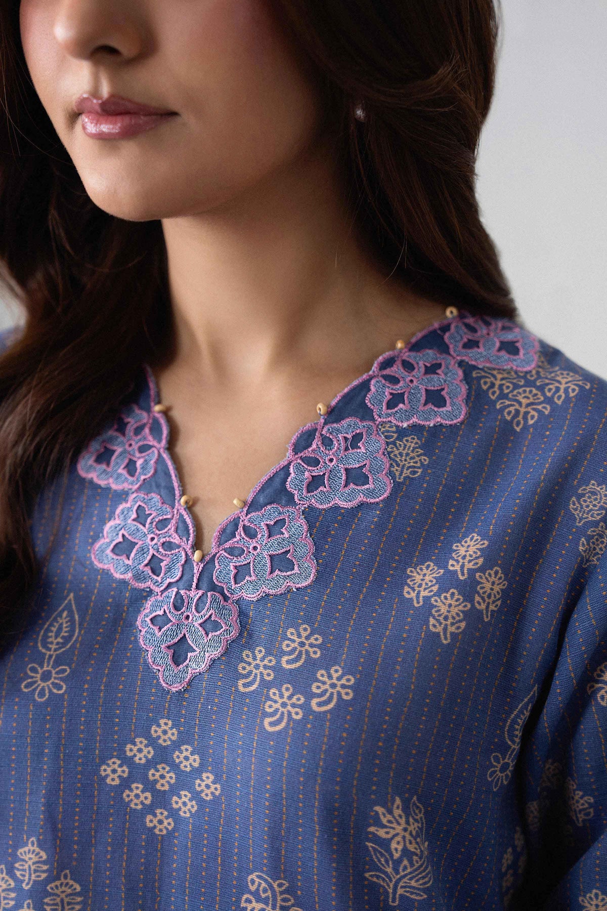 3 Piece - Printed Embroidered Suit - U3PE-NISHA26WV1-27 for Women - Unstitched Collection | Nishat | Shop Online