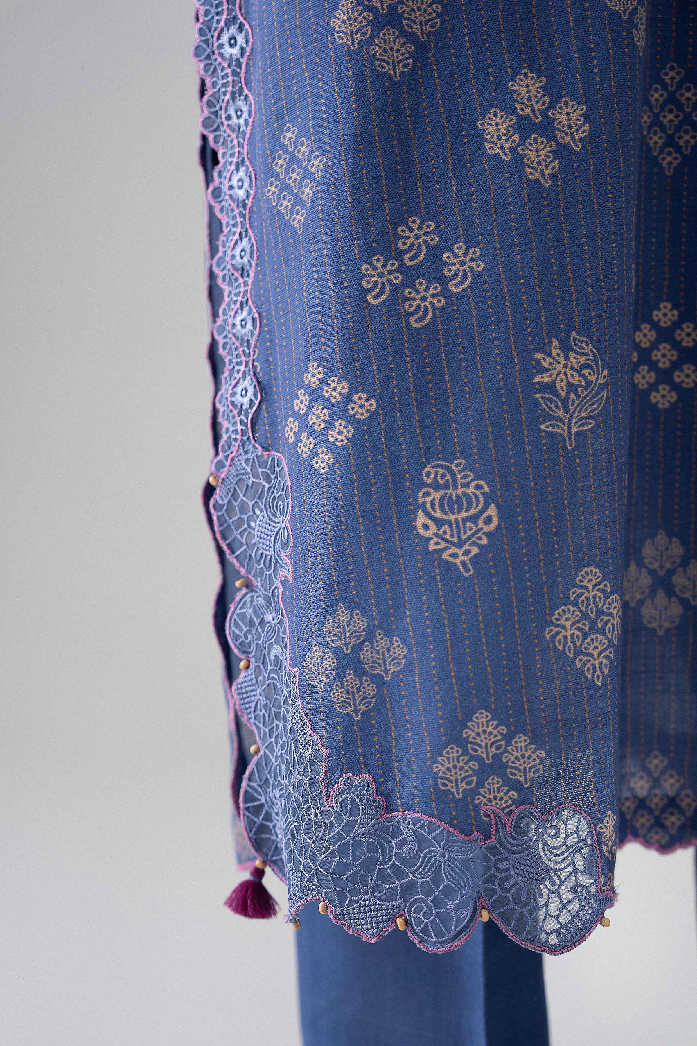 3 Piece - Printed Embroidered Suit - U3PE-NISHA26WV1-27 for Women - Unstitched Collection | Nishat | Shop Online
