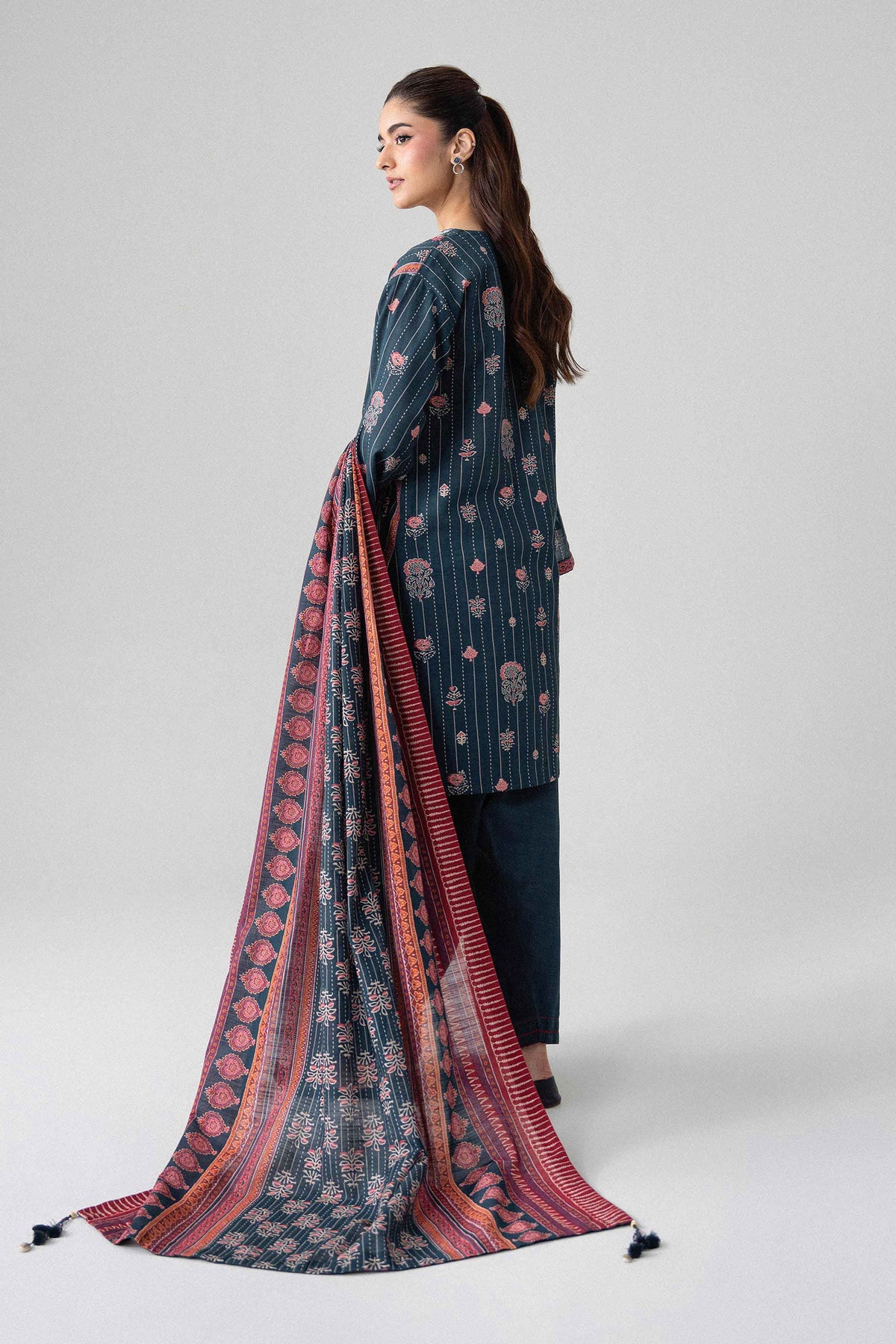 3 Piece - Printed Embroidered Suit - U3PE-NISHA26WV1-28 for Women - Unstitched Collection | Nishat | Shop Online