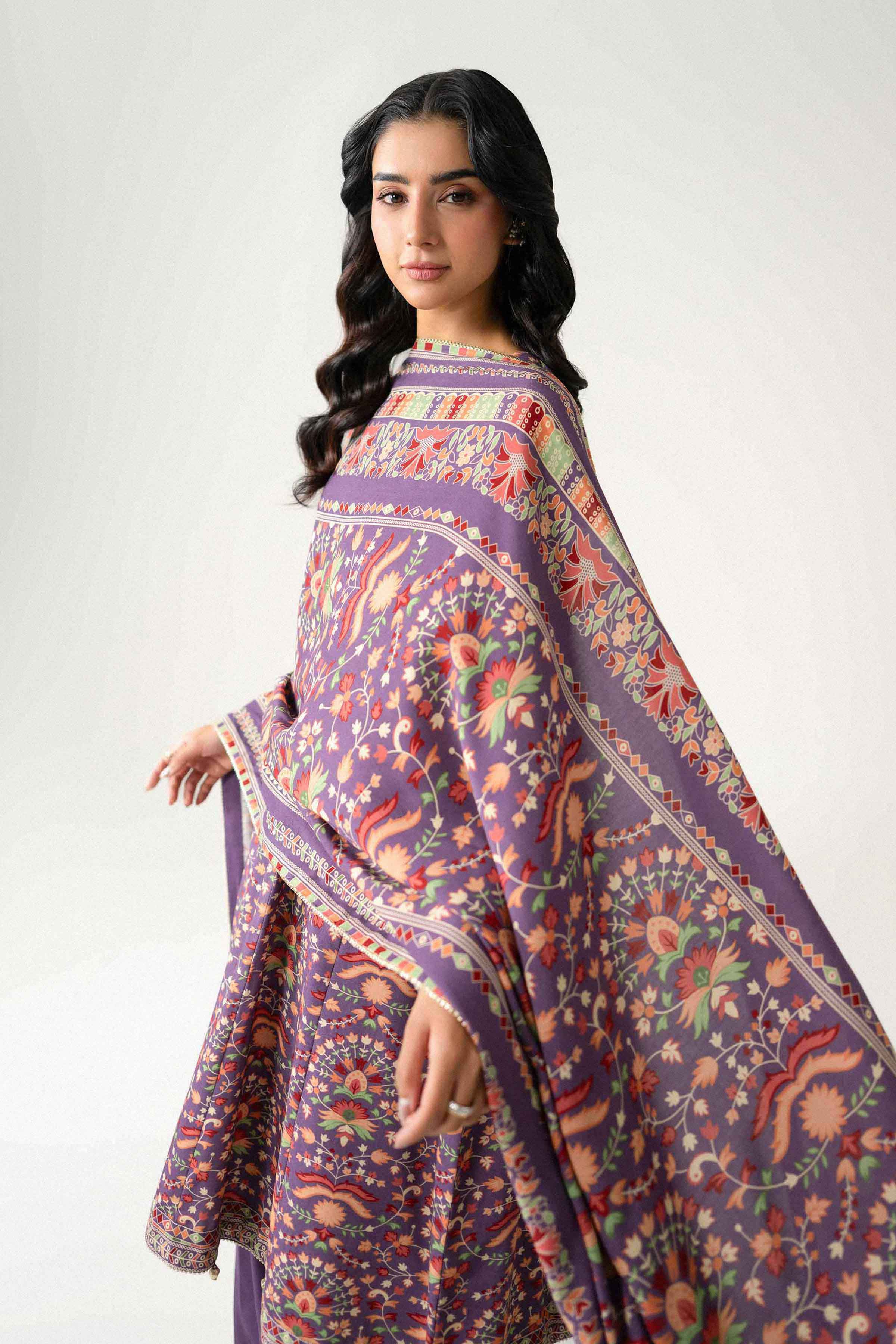 3 Piece - Printed Embroidered Suit - U3PE-NISHA26WV1-41 for Women - Unstitched Collection | Nishat | Shop Online