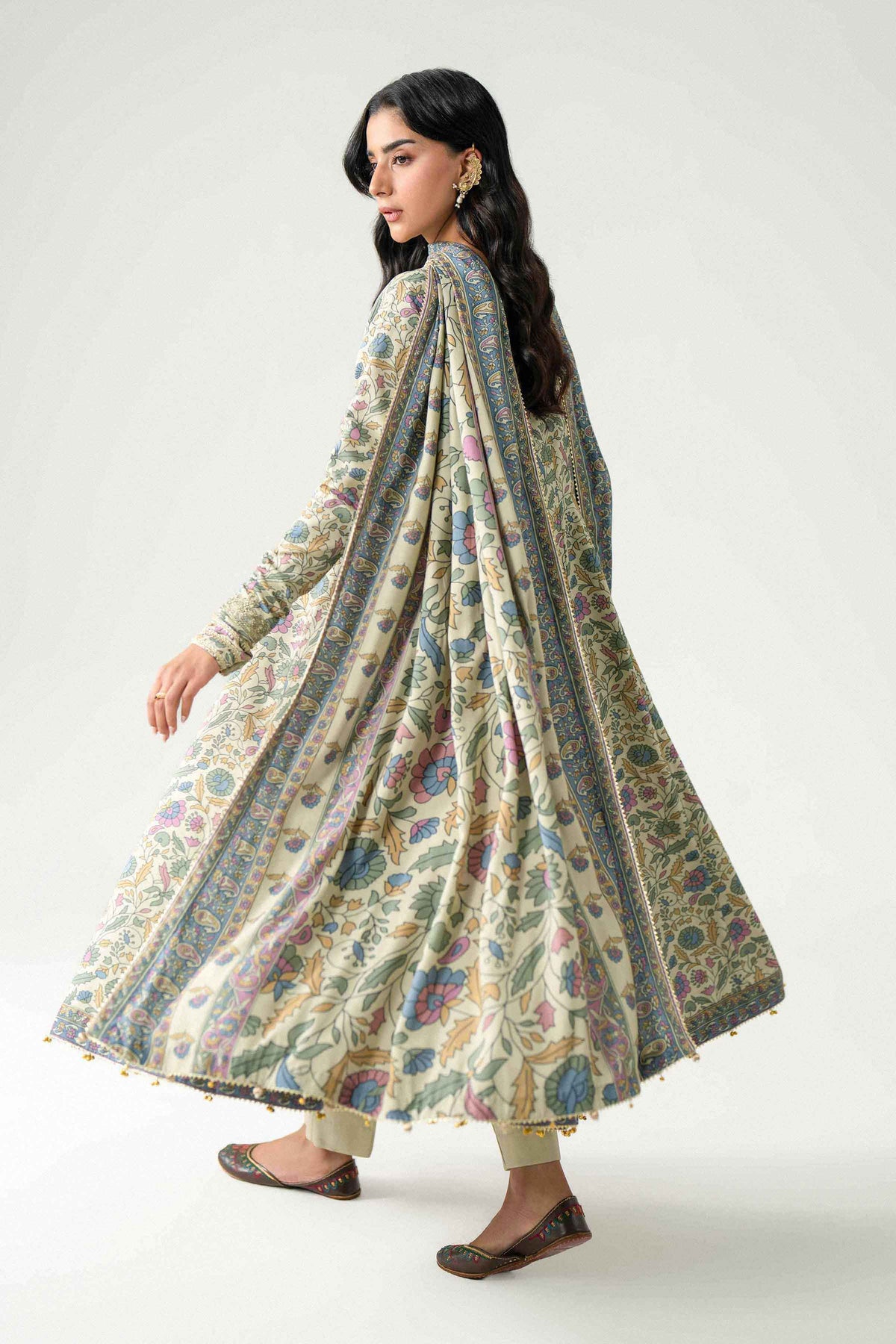 3 Piece - Printed Embroidered Suit - U3PE-NISHA26WV1-42 for Women - Unstitched Collection | Nishat | Shop Online