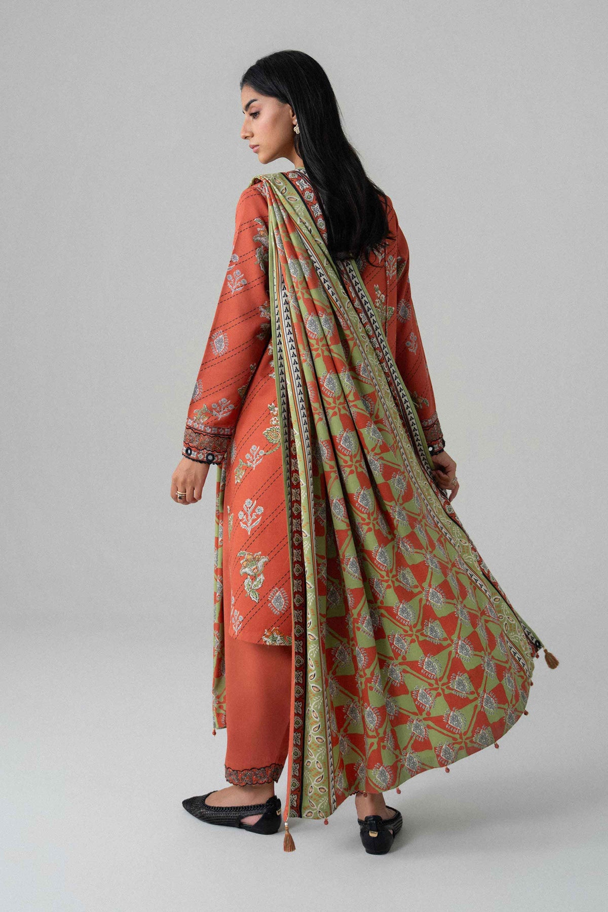 3 Piece - Printed Embroidered Suit - U3PE-NISHA26WV1-48 for Women - Unstitched Collection | Nishat | Shop Online