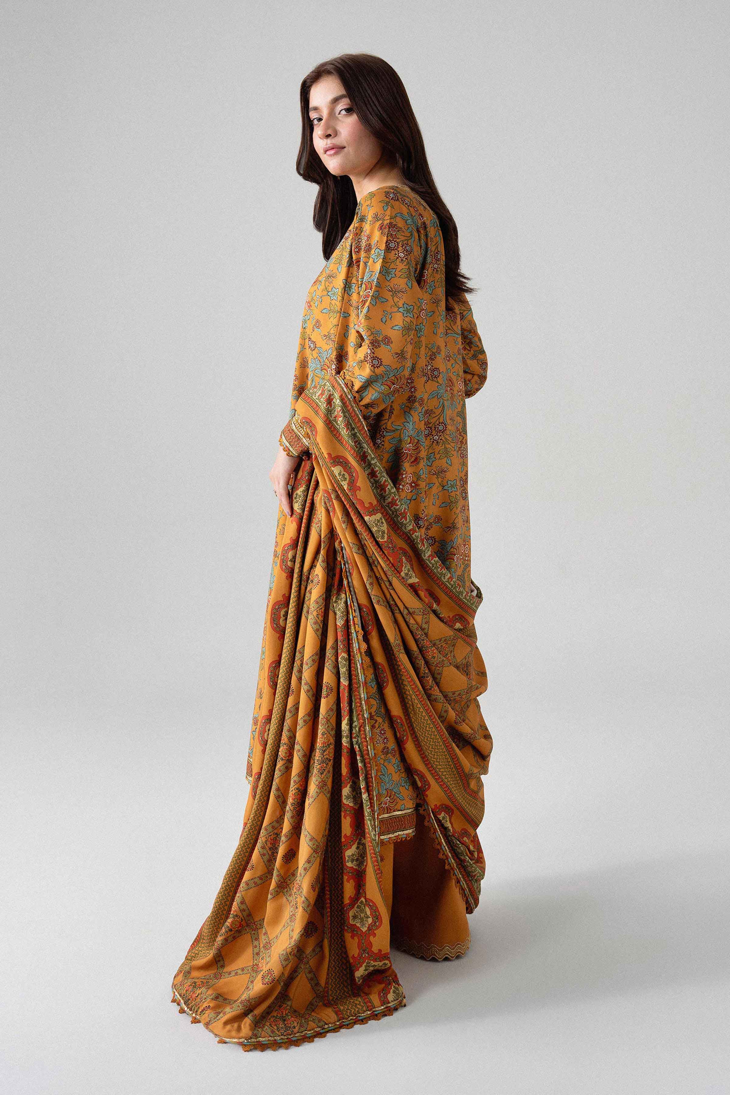 3 Piece - Printed Embroidered Suit - U3PE-NISHA26WV1-5 for Women - Unstitched Collection | Nishat | Shop Online