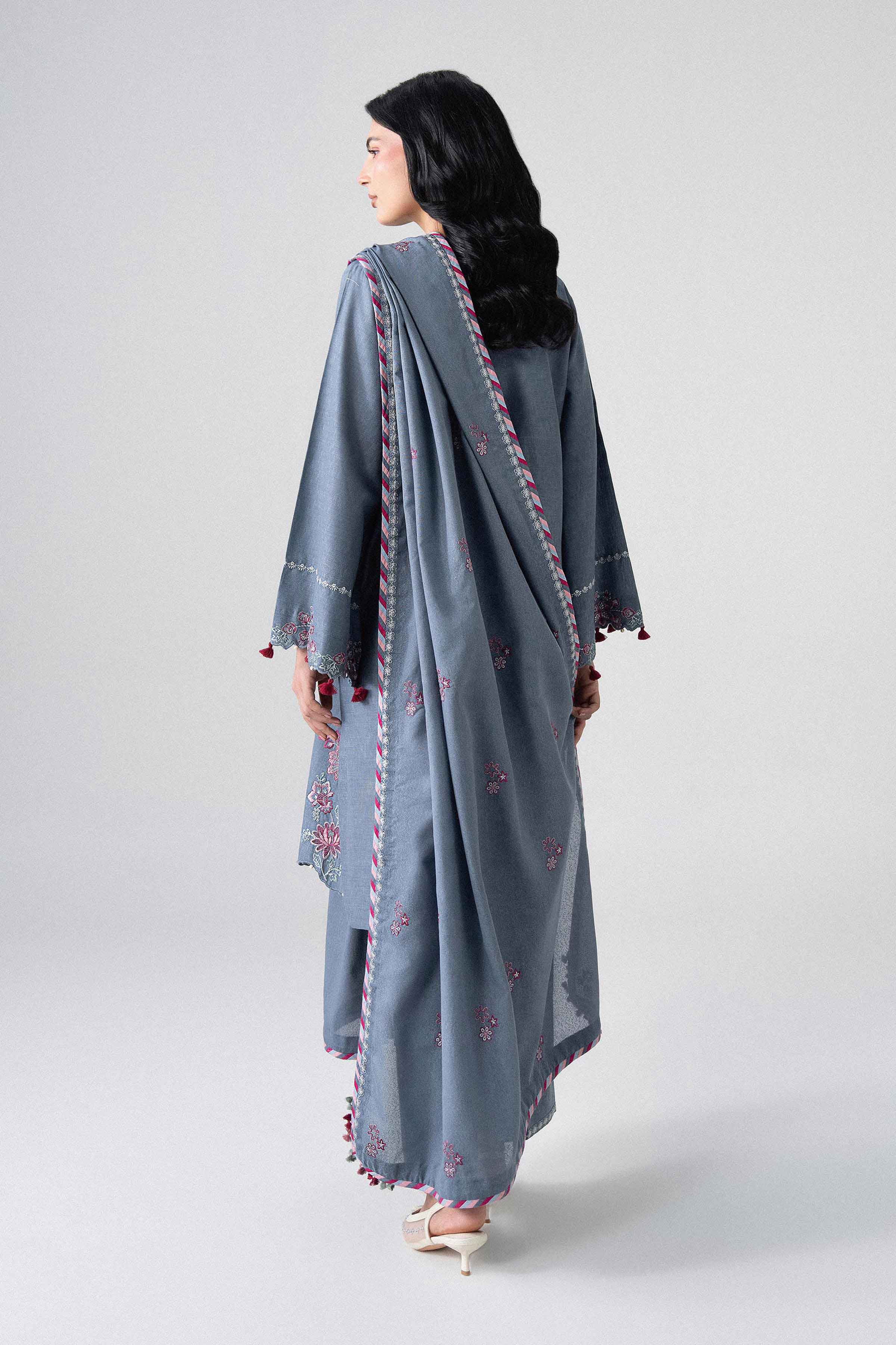3 Piece - Embroidered Suit - U3PE-NISHA26WV1-51 for Women - Unstitched Collection | Nishat | Shop Online