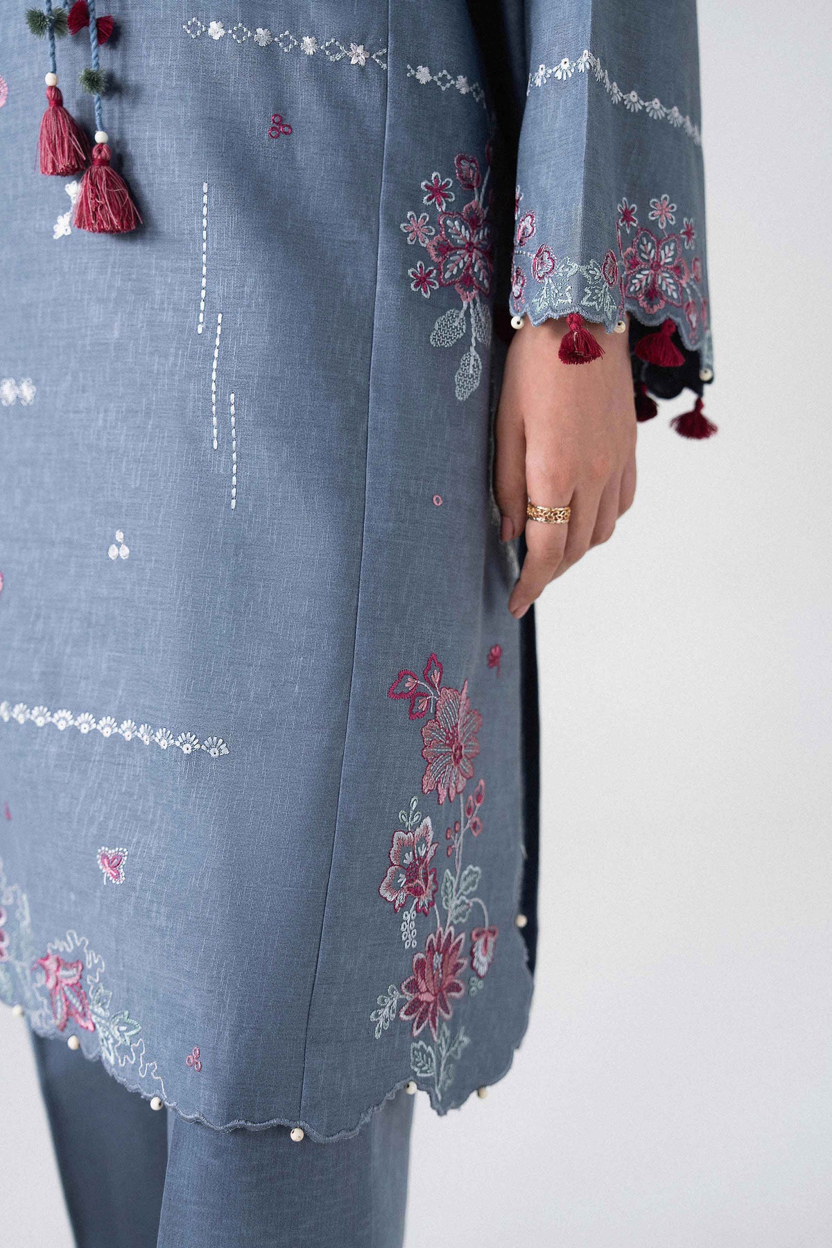 3 Piece - Embroidered Suit - U3PE-NISHA26WV1-51 for Women - Unstitched Collection | Nishat | Shop Online