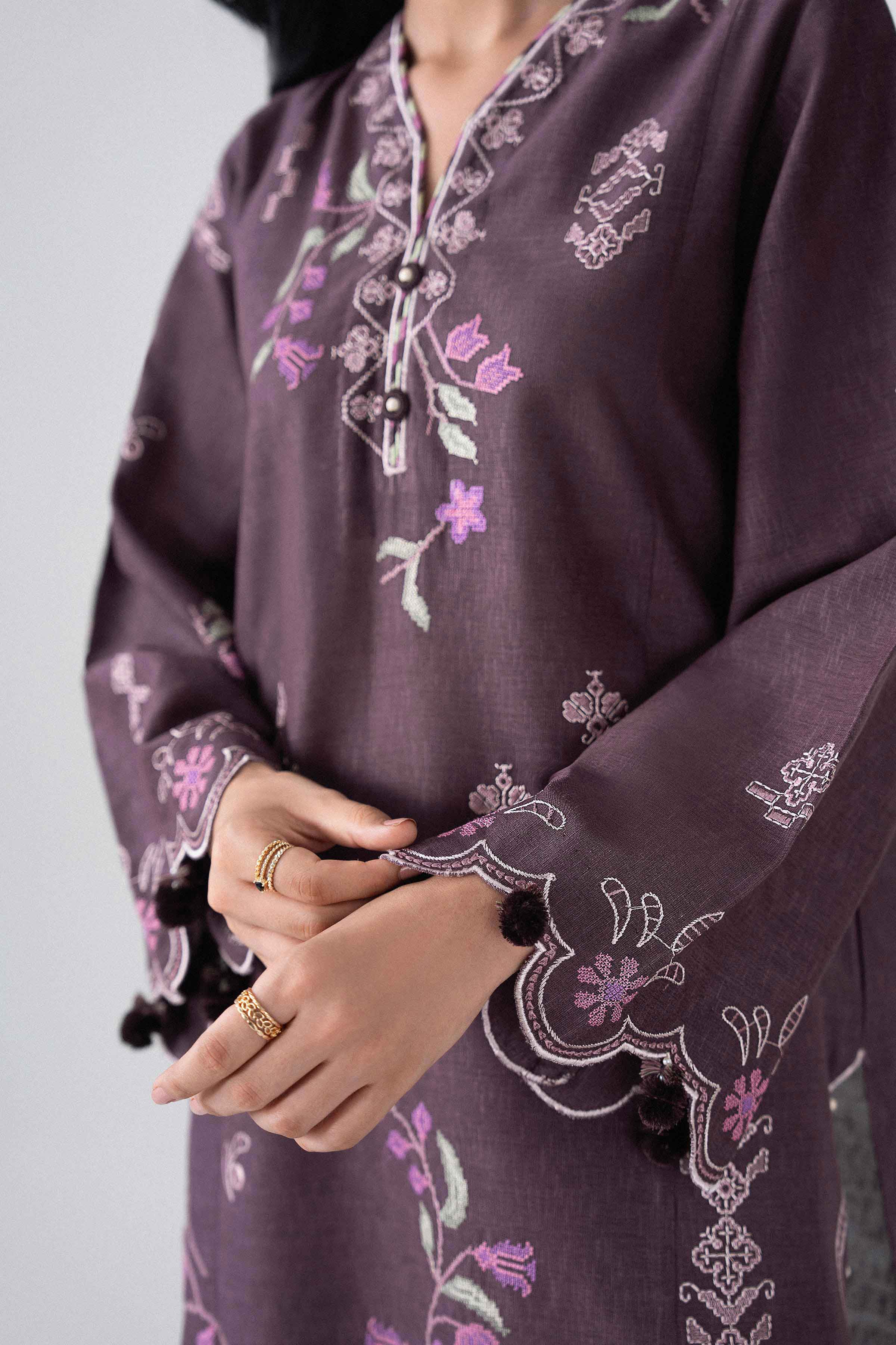3 Piece - Embroidered Suit - U3PE-NISHA26WV1-54 for Women - Unstitched Collection | Nishat | Shop Online