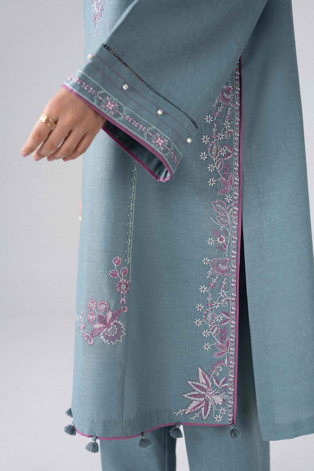 3 Piece - Embroidered Suit - U3PE-NISHA26WV1-57 for Women - Unstitched Collection | Nishat | Shop Online