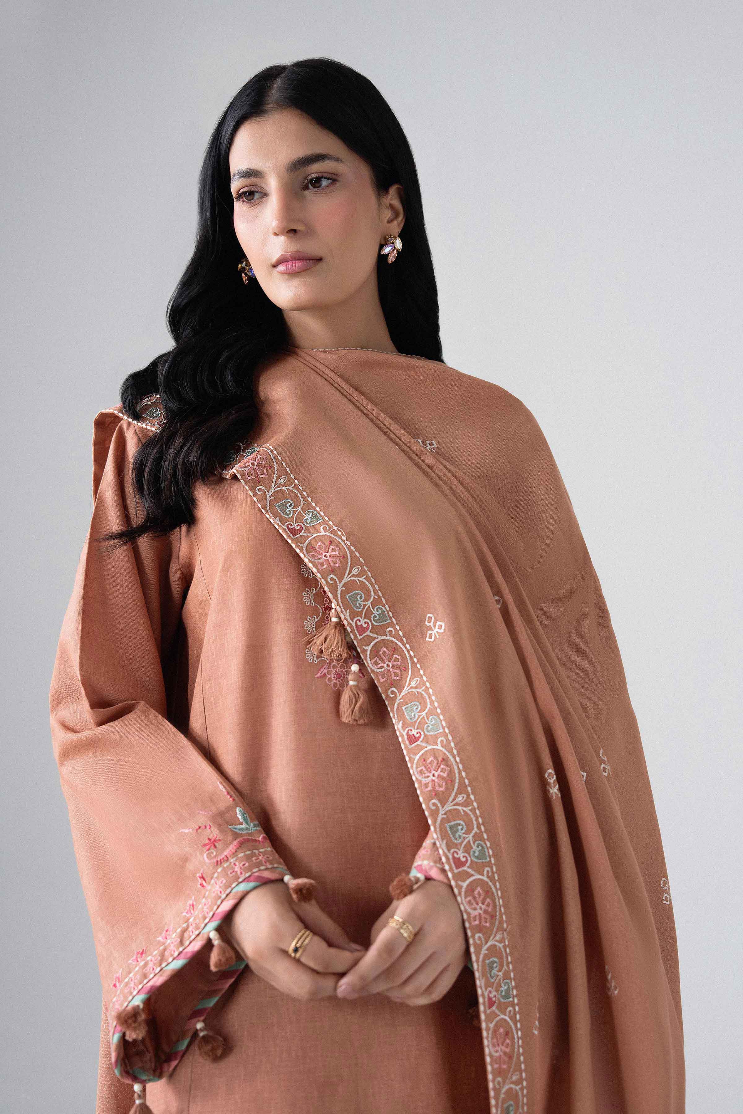 3 Piece - Embroidered Suit - U3PE-NISHA26WV1-60 for Women - Unstitched Collection | Nishat | Shop Online