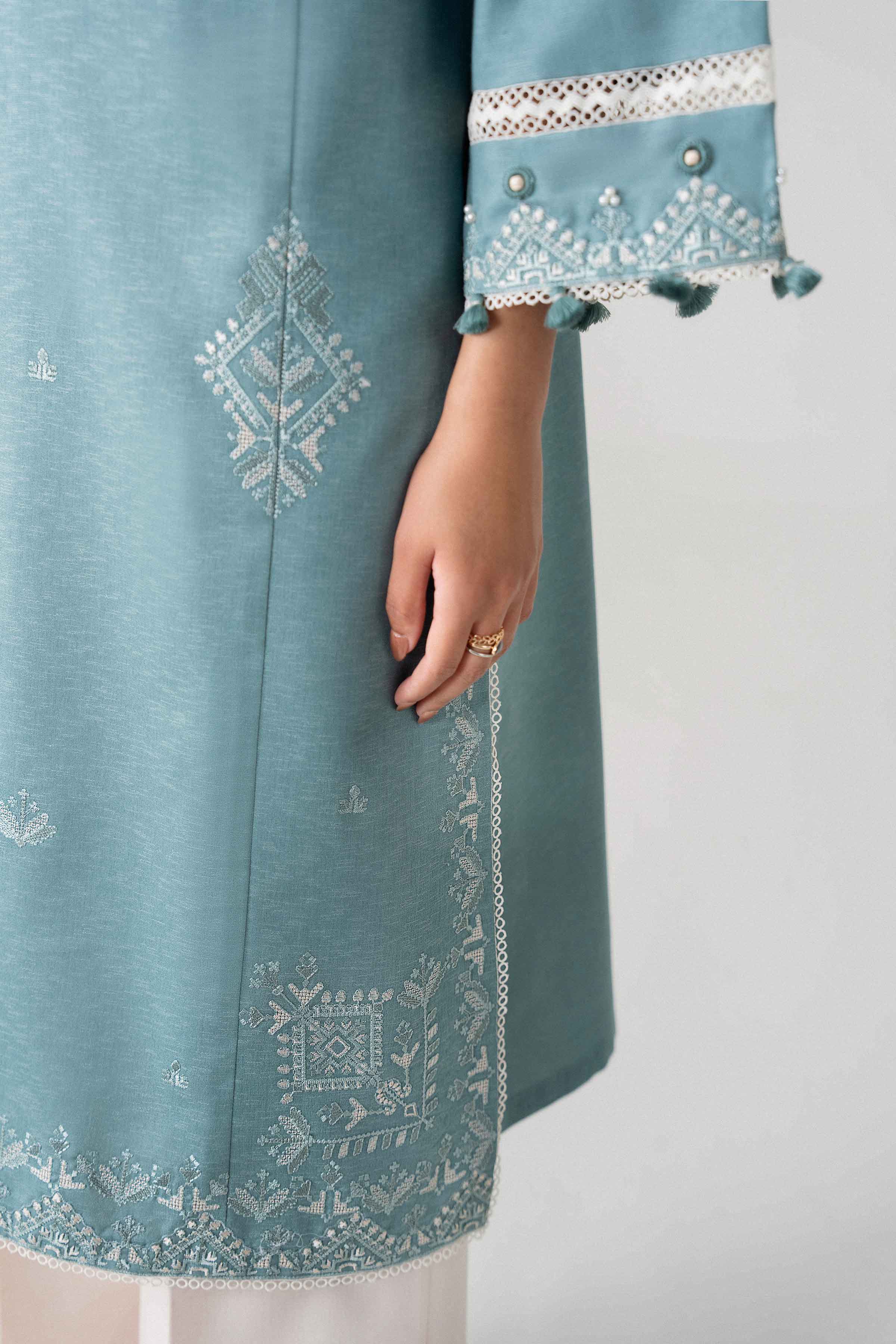 3 Piece - Embroidered Suit - U3PE-NISHA26WV1-65 for Women - Unstitched Collection | Nishat | Shop Online