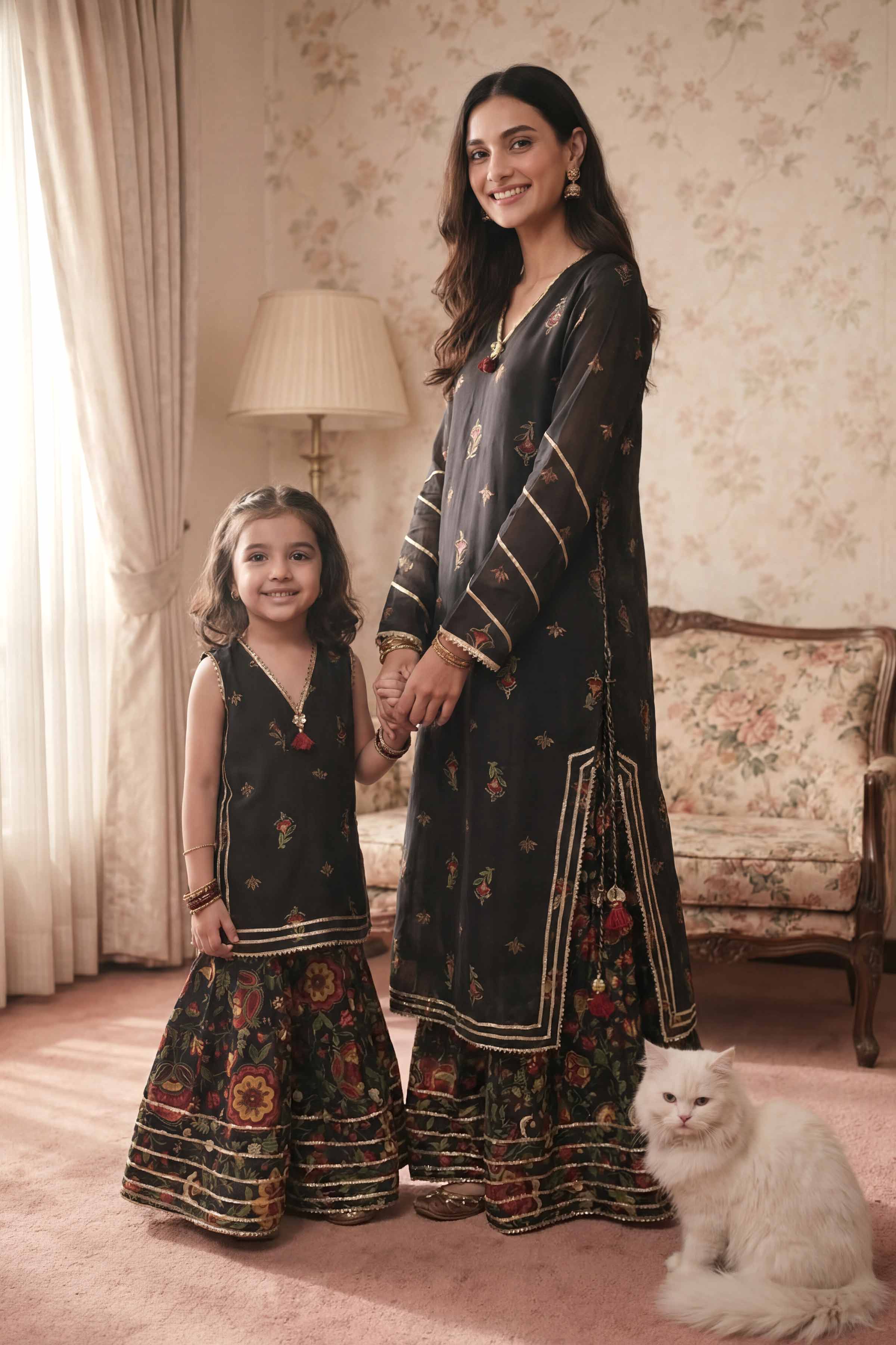 2 Piece - Printed Suit - PMD26-07 D