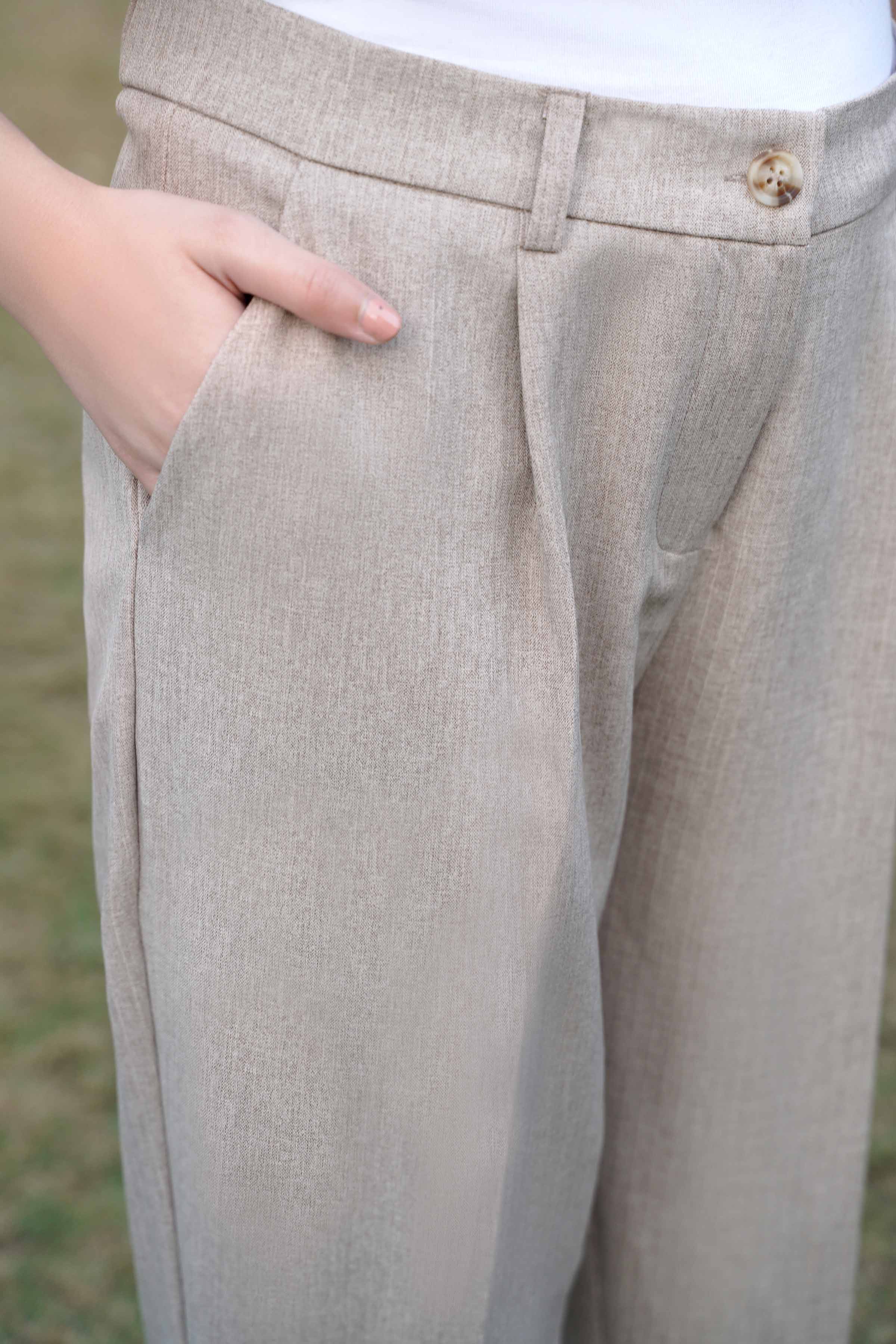 Dyed Pants-Grey