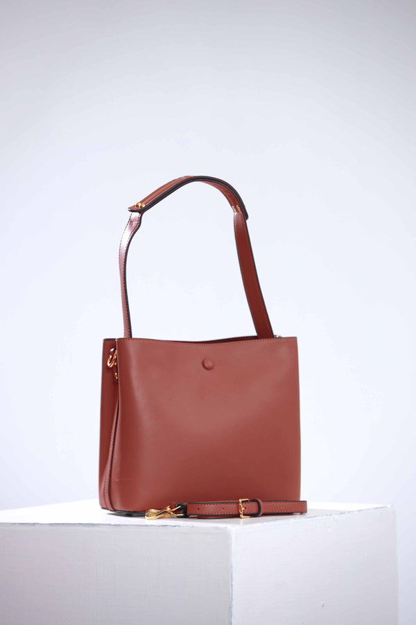 Dark Red Shoulder Bag-434452101