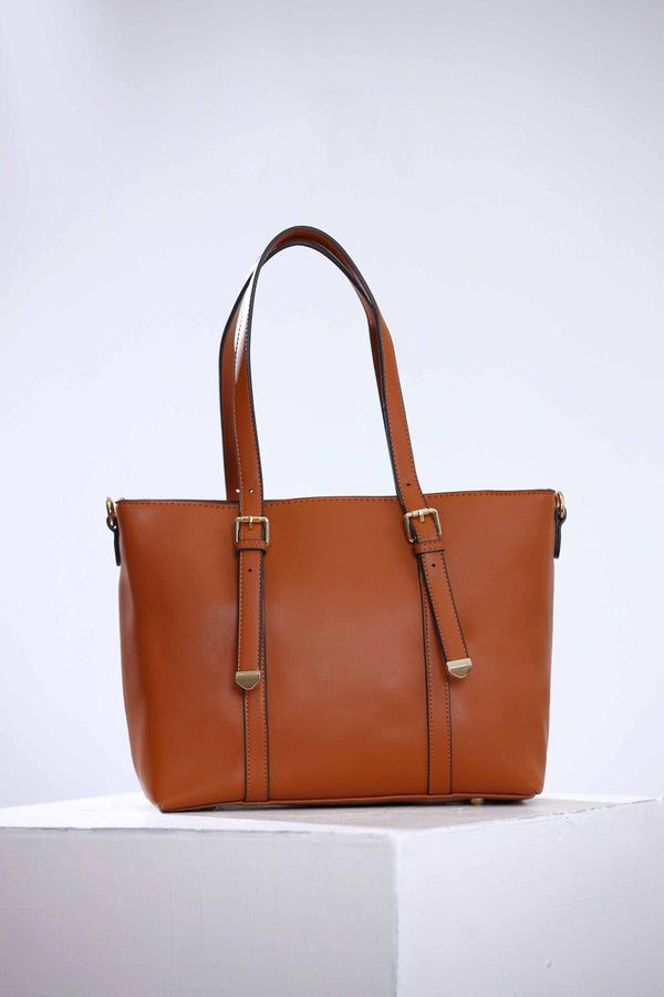 Brown Hand Bag-434632113