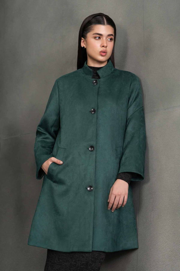 Green Long Coat-435370404