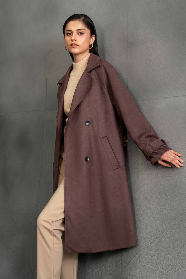 Brown Long Coat-435380313