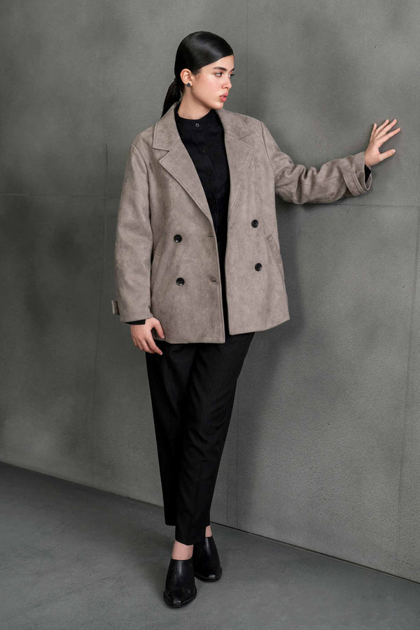 Grey Long Coat-435390411