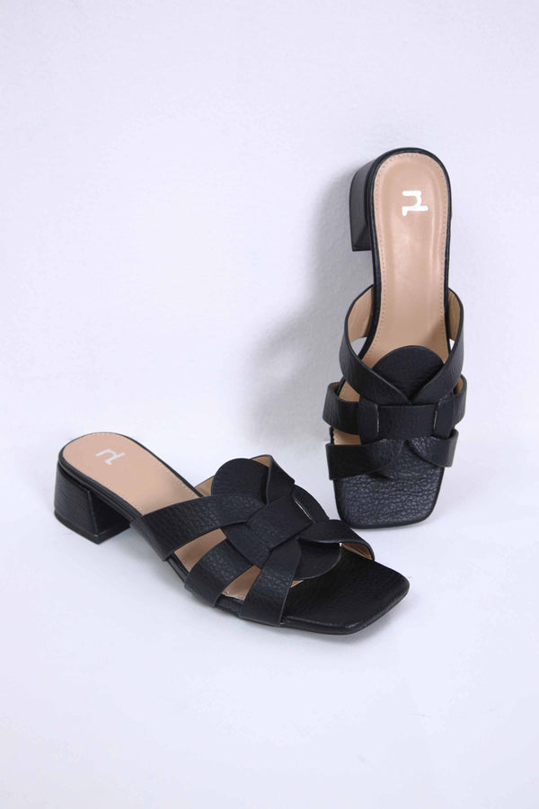 Black Block Heels-436572903