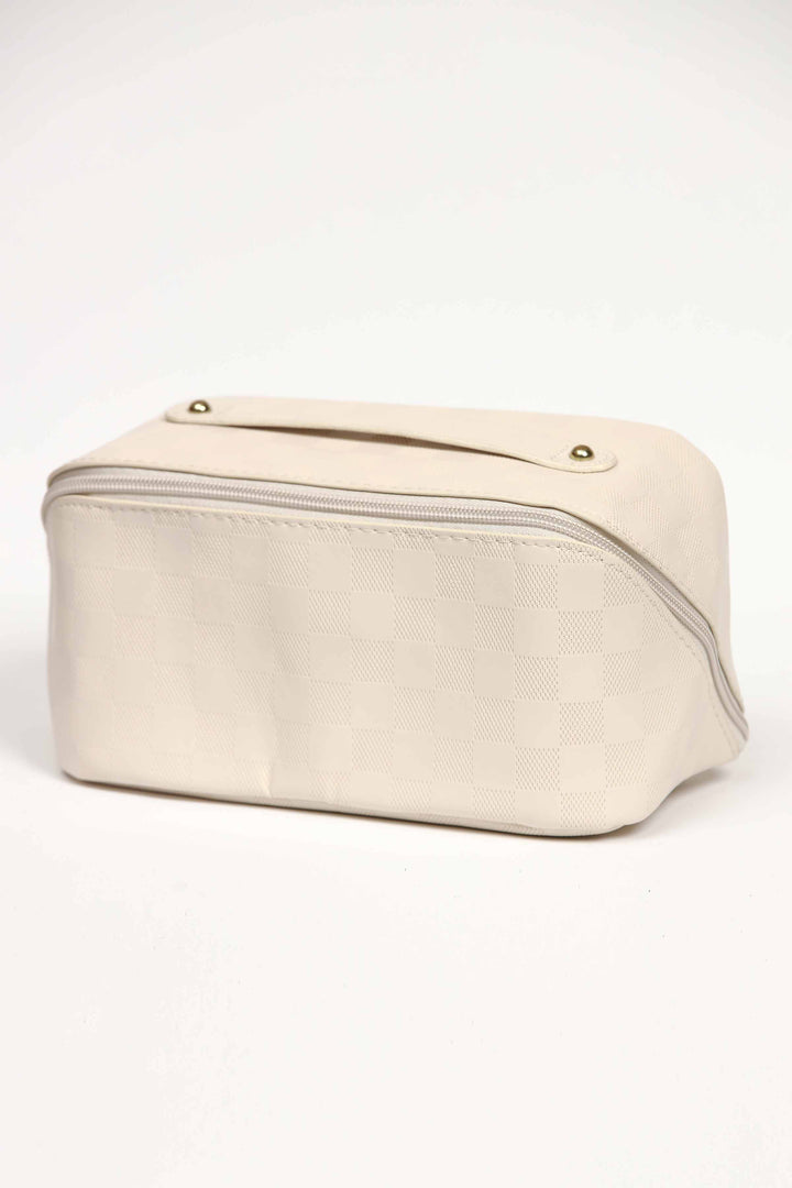 Women White Vanity Bag