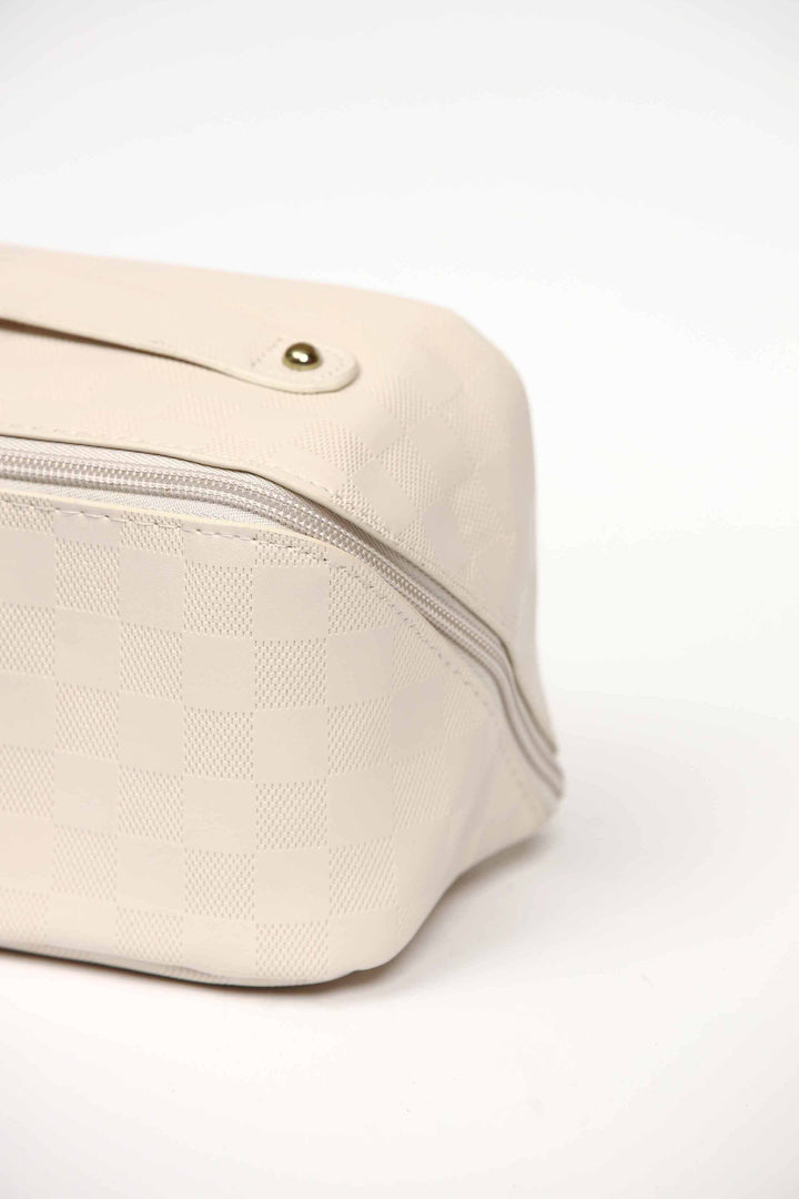 Women White Vanity Bag