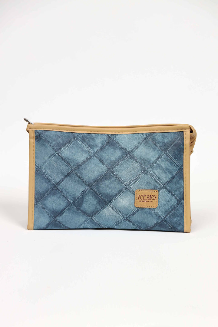 Blue Vanity Makeup Bag