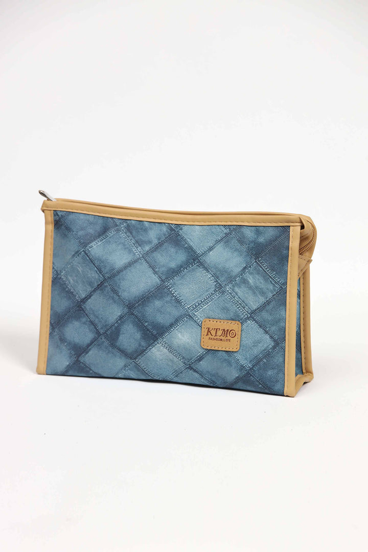 Blue Vanity Makeup Bag