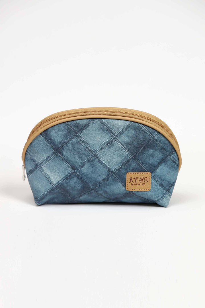 Blue Vanity Makeup Bag