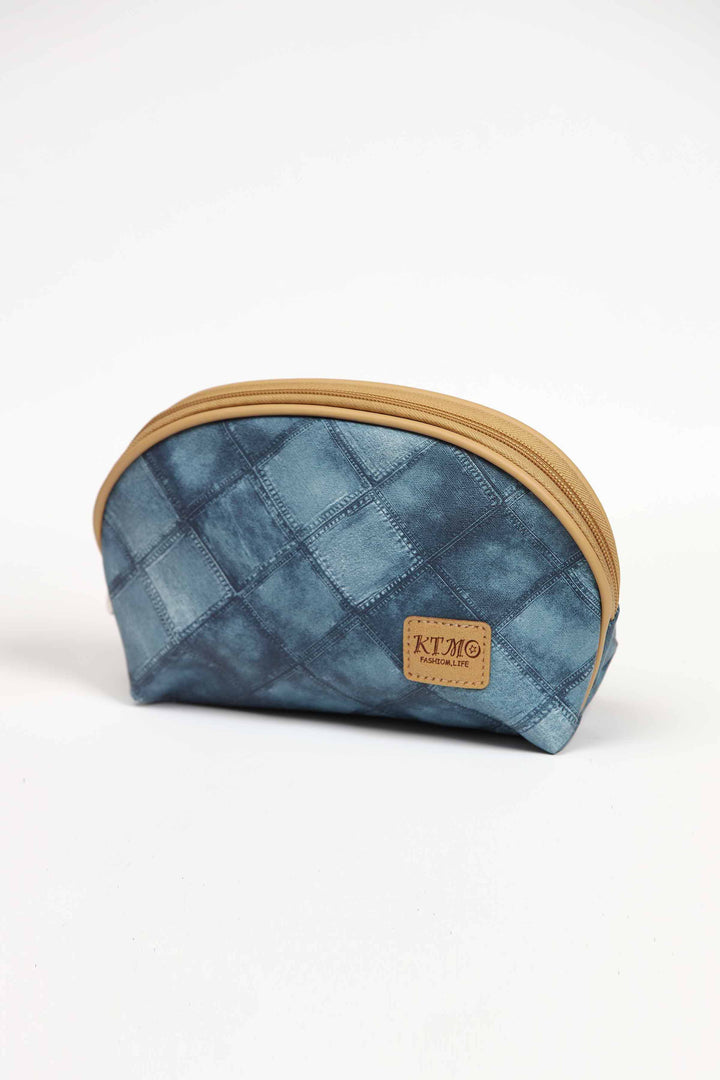 Blue Vanity Makeup Bag