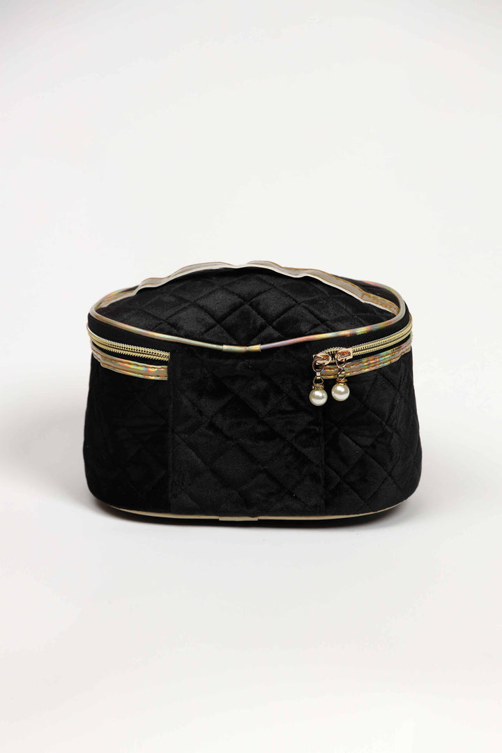 Women Black Vanity Bag