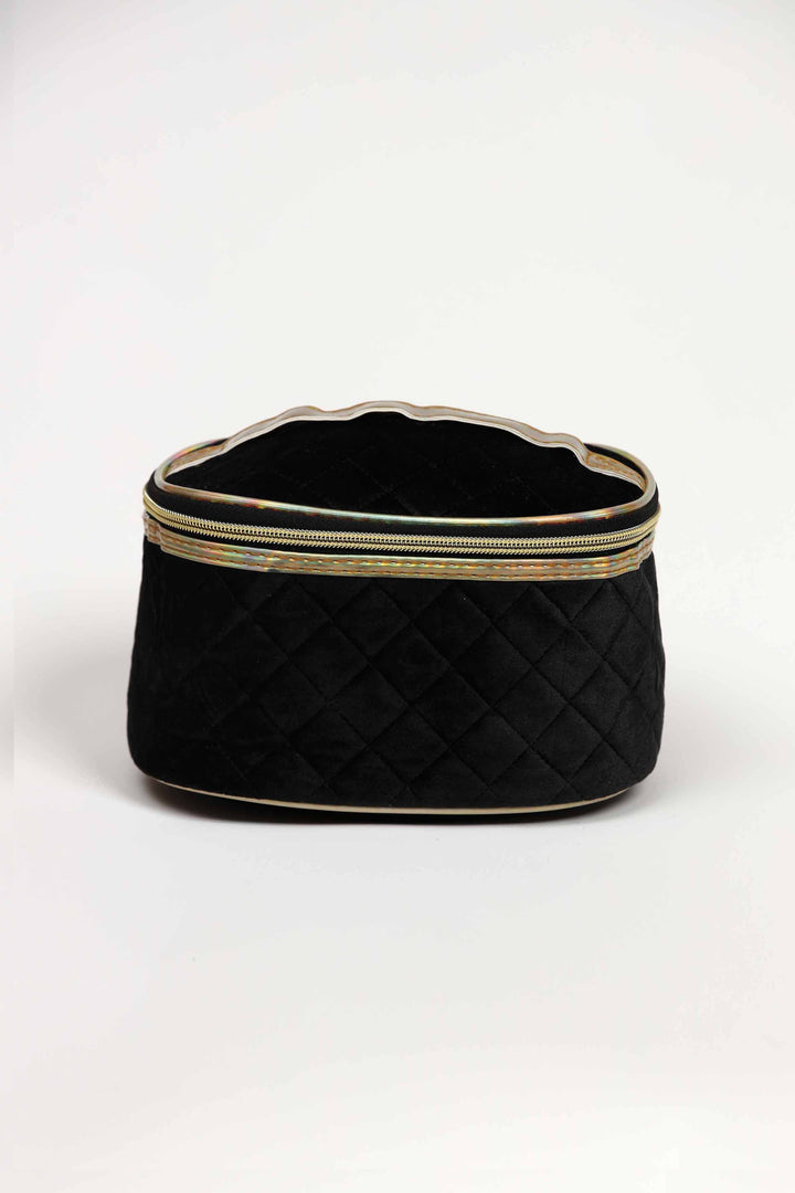 Women Black Vanity Bag