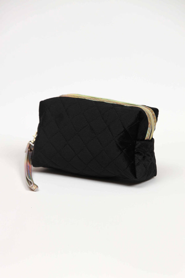 Women Black Vanity Bag