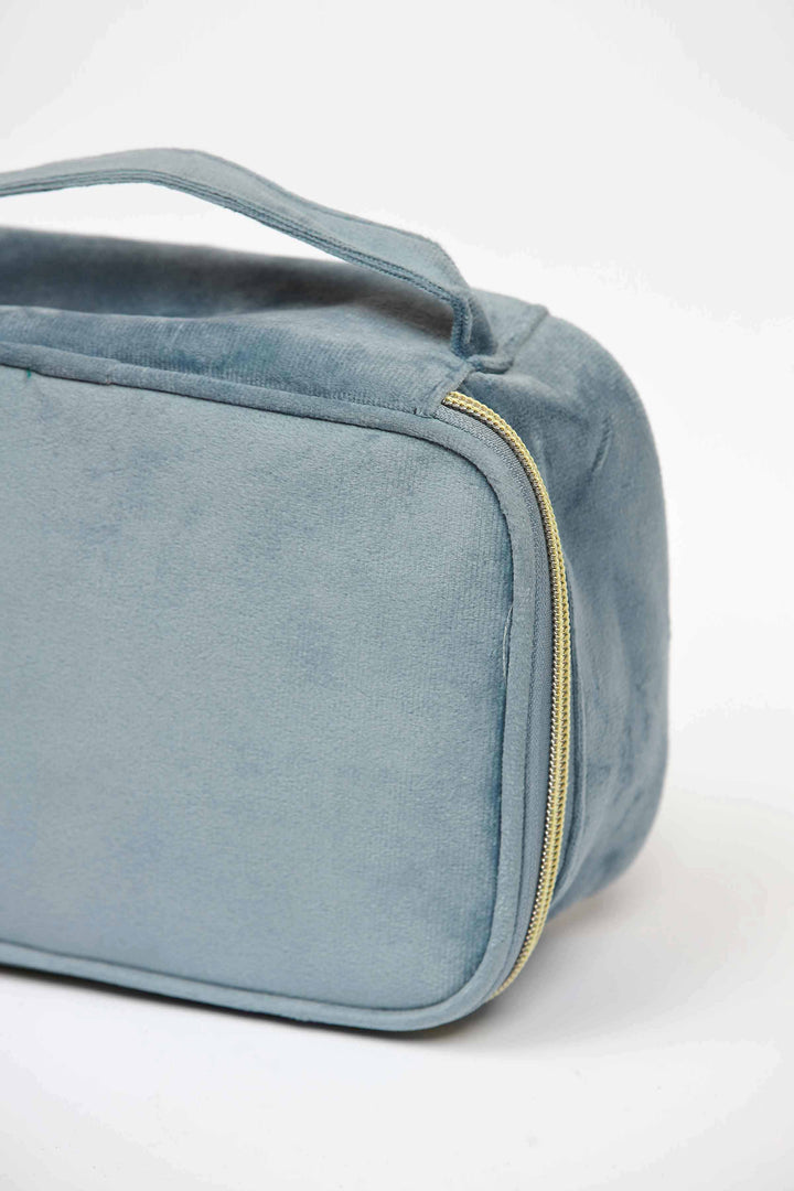 Women Light Blue Vanity Bag