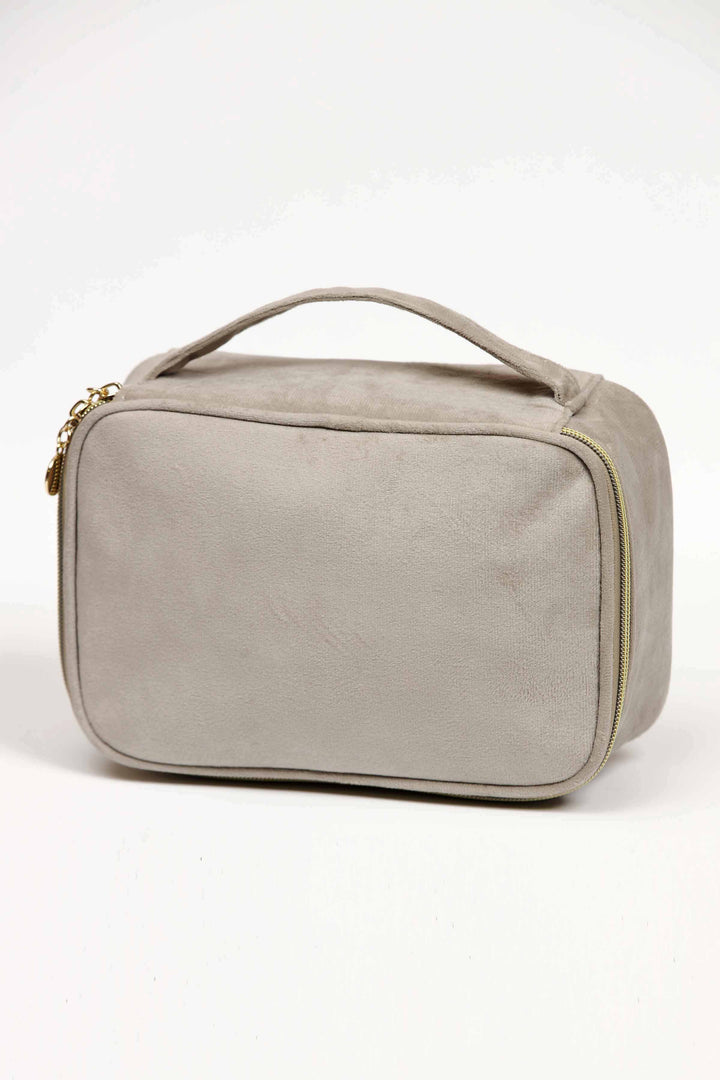 Women Light Beige Vanity Bag