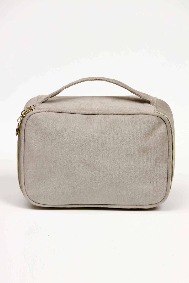 Women Light Beige Vanity Bag