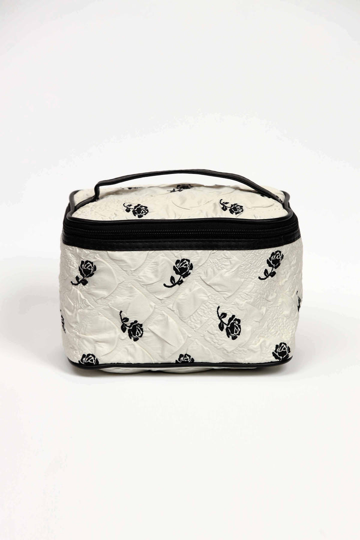 Women White Vanity Bag