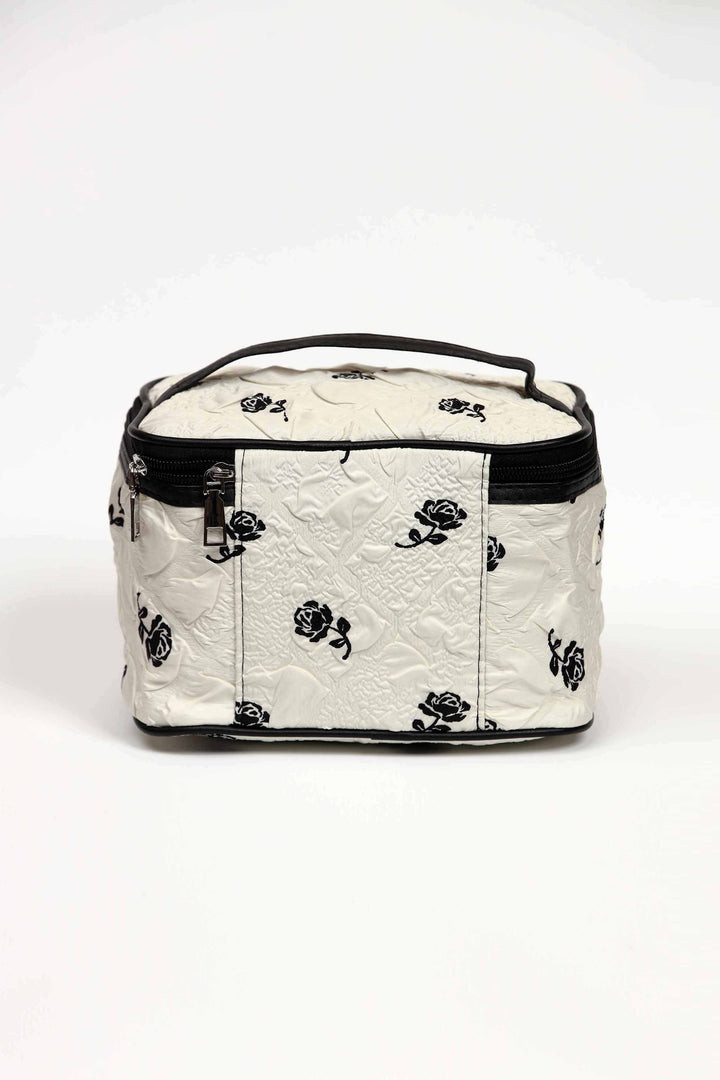 Women White Vanity Bag