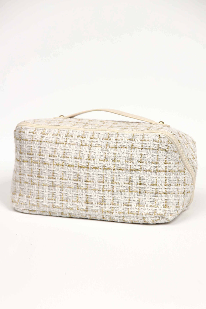 Women White Vanity Bag