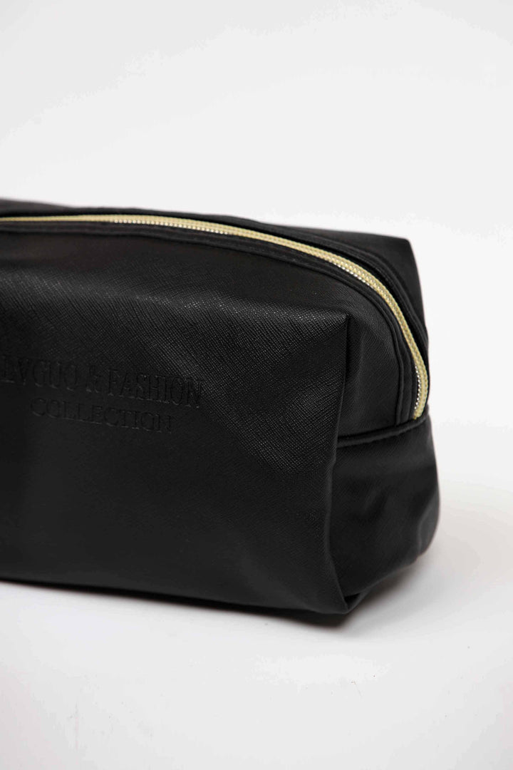 Women Black Vanity Bag