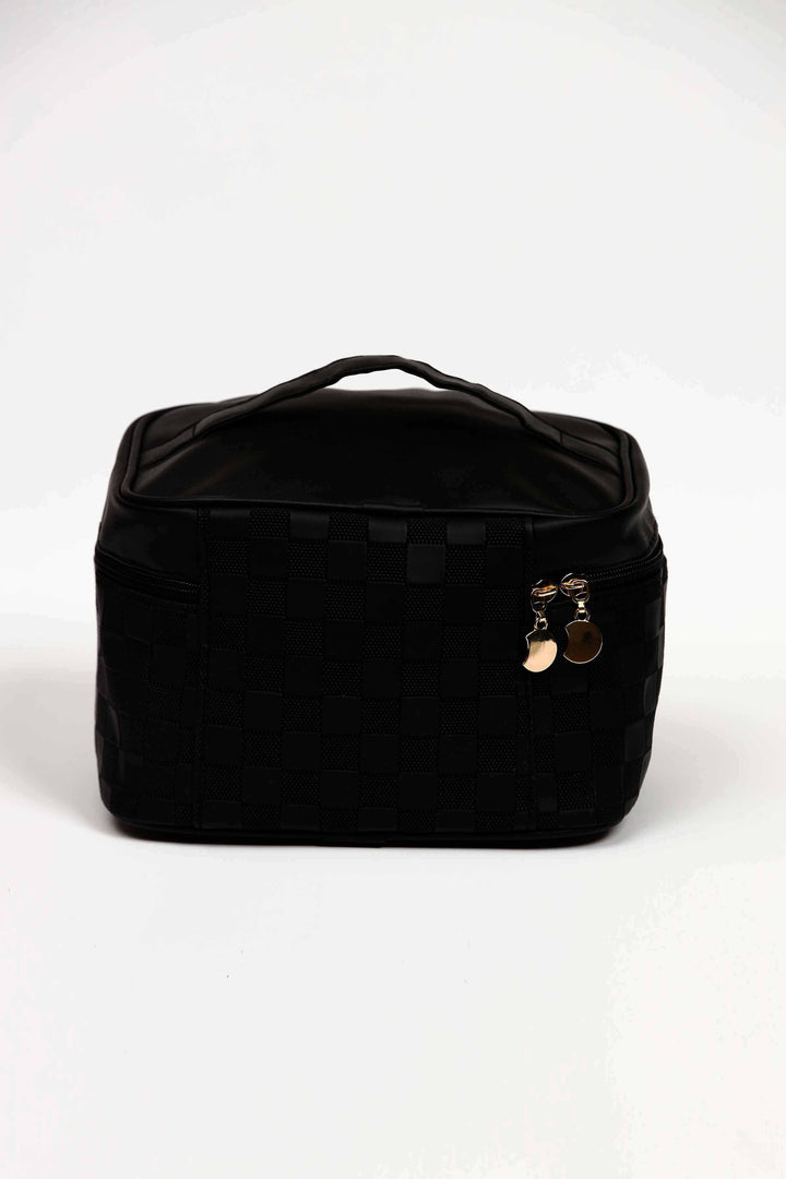 Women Black Vanity Bag