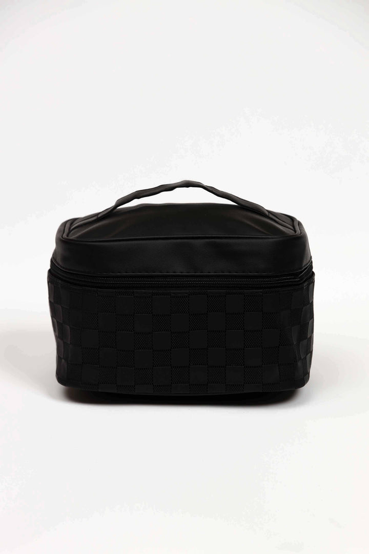 Women Black Vanity Bag