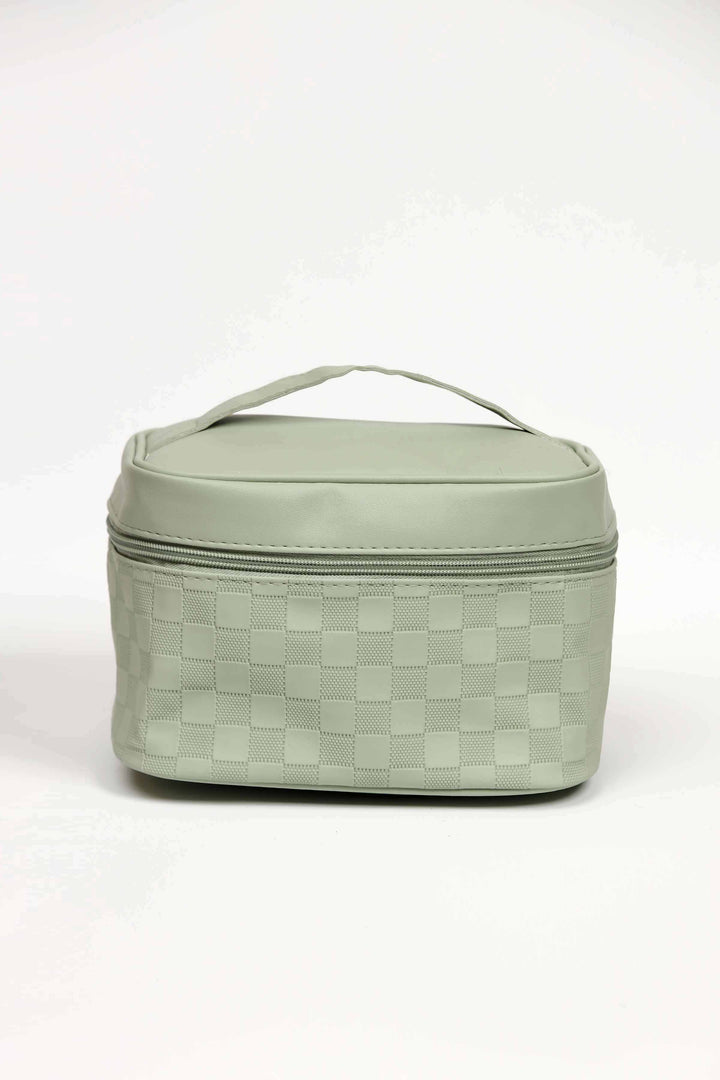 Women Green Vanity Bag