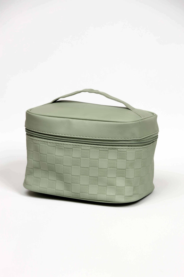 Women Green Vanity Bag