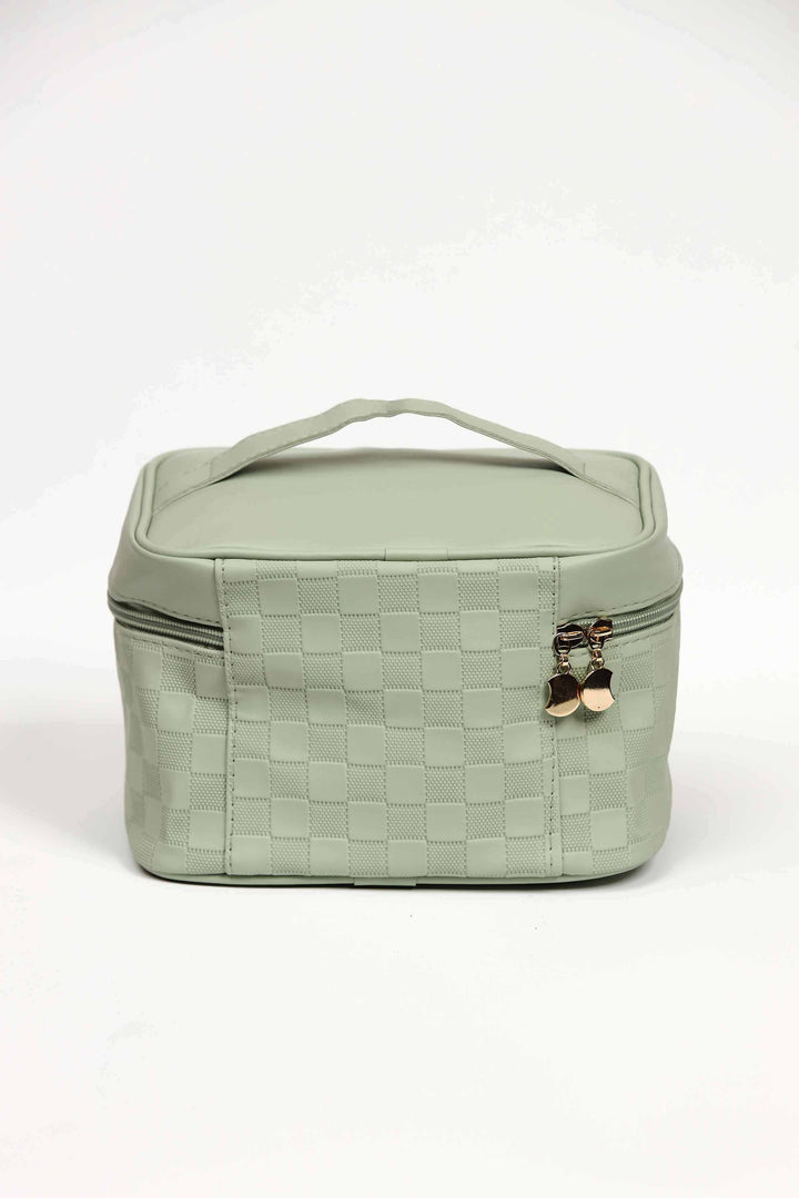 Women Green Vanity Bag