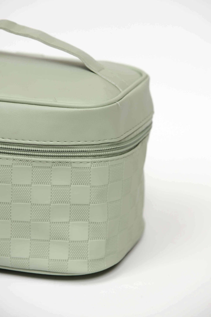 Women Green Vanity Bag