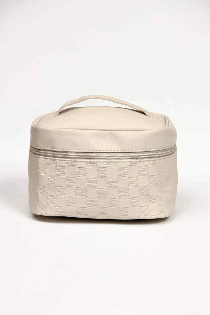 Women White Vanity Bag