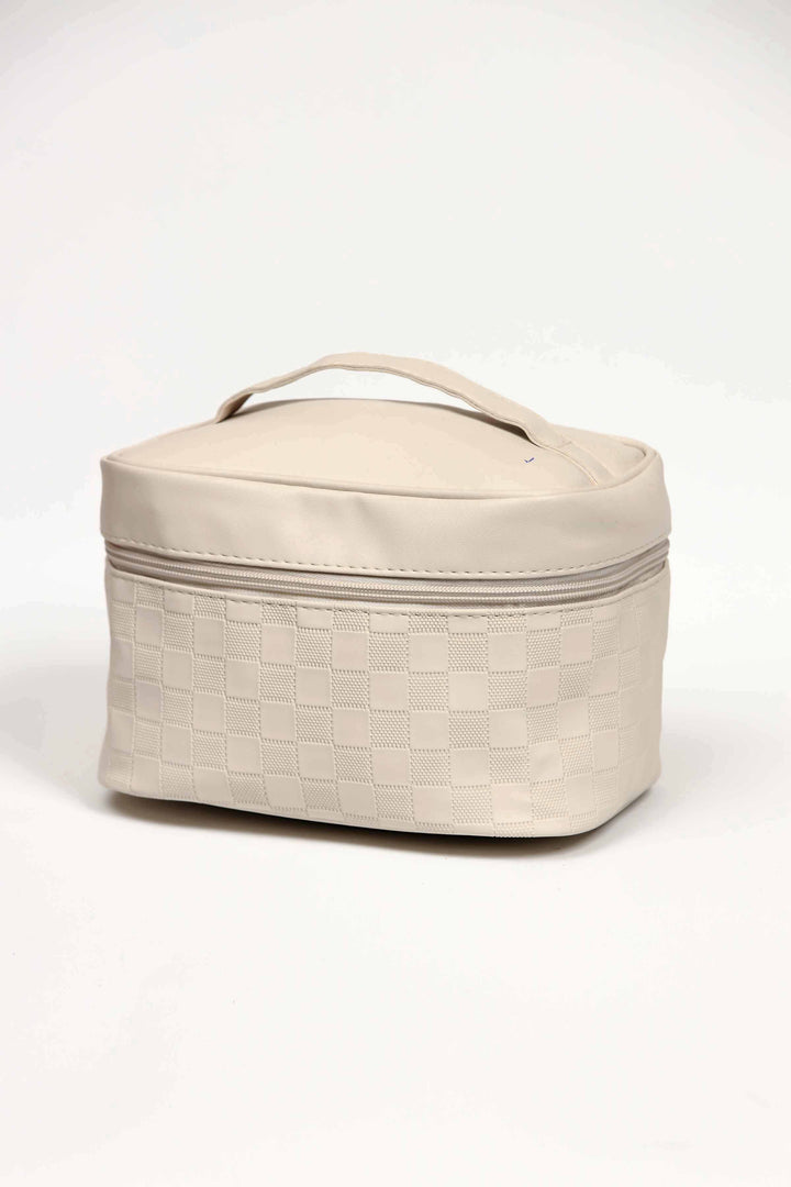 Women White Vanity Bag