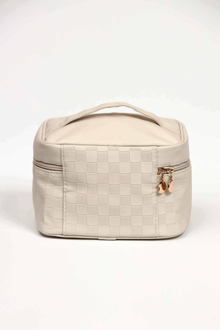 Women White Vanity Bag