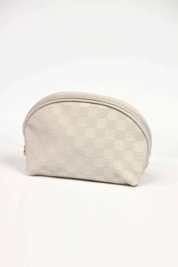 Women White Vanity Bag